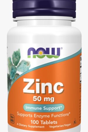 Now Zinc Gluconate 50mg Tabs 100's